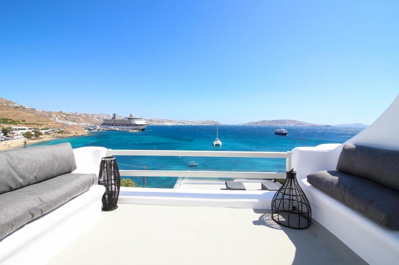 Obsession Mykonos Villa Agios Stefanos  Eksteriør billede